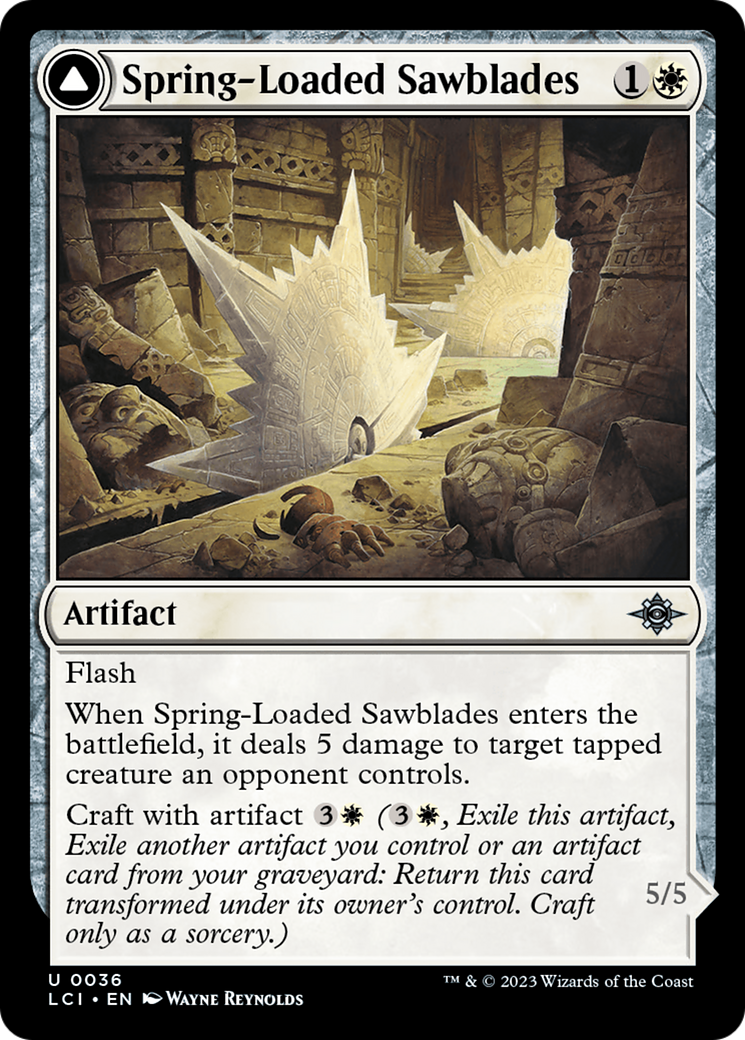 Spring-Loaded Sawblades // Bladewheel Chariot [The Lost Caverns of Ixalan] | Play N Trade Winnipeg