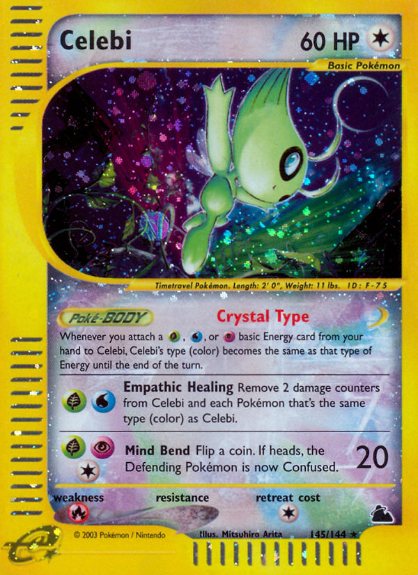 Celebi (145/144) [Skyridge] | Play N Trade Winnipeg