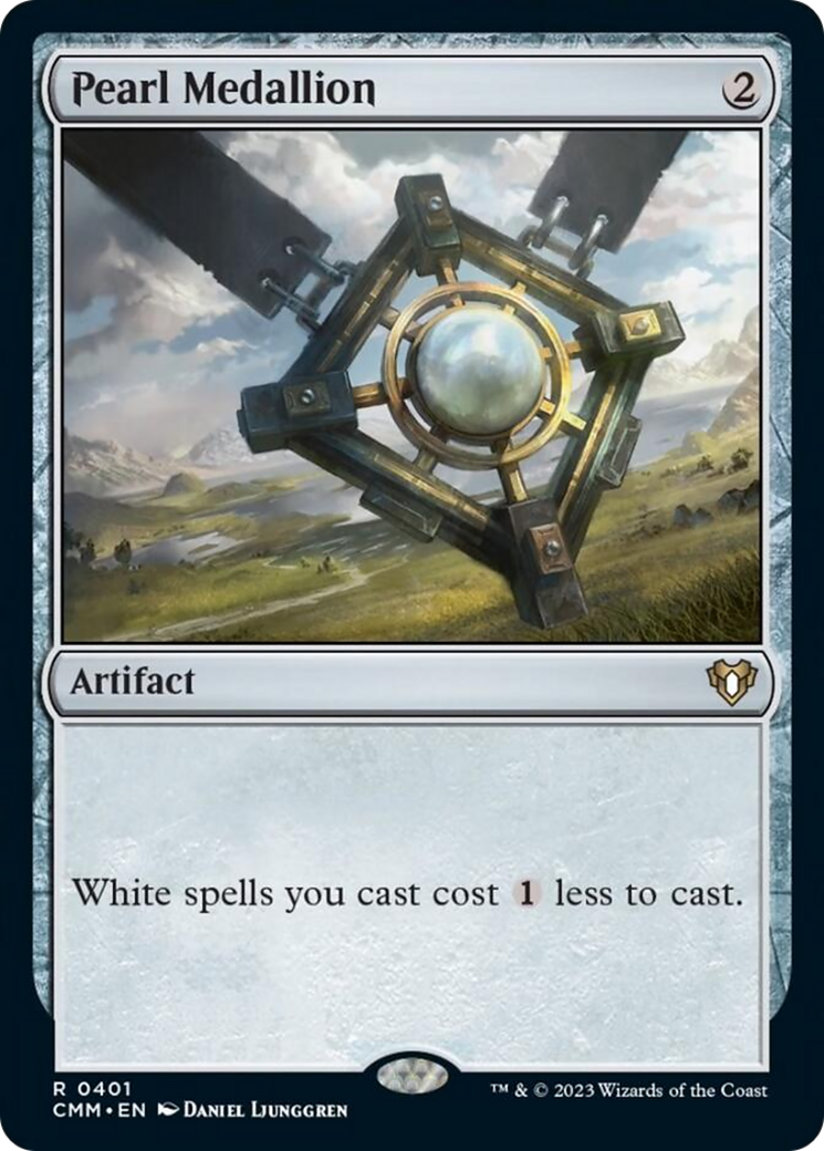 Pearl Medallion [Commander Masters] | Play N Trade Winnipeg