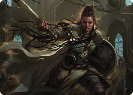 Shanna, Purifying Blade Art Card 1 [Dominaria United Art Series] | Play N Trade Winnipeg