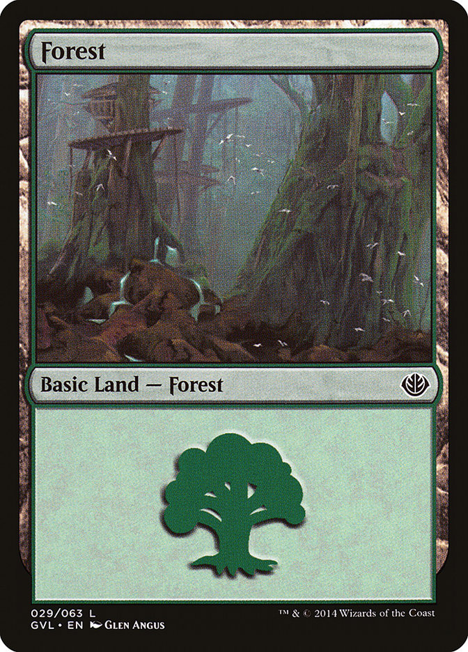 Forest (29) (Garruk vs. Liliana) [Duel Decks Anthology] | Play N Trade Winnipeg