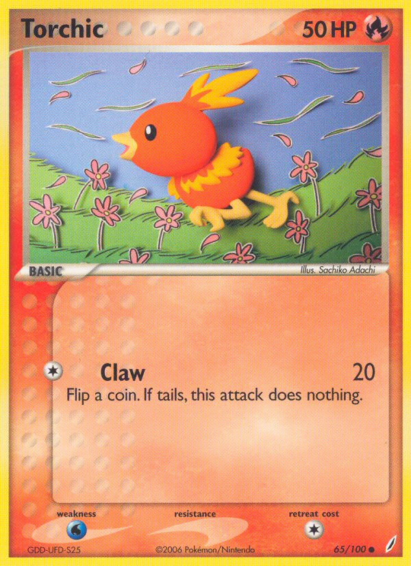 Torchic (65/100) [EX: Crystal Guardians] | Play N Trade Winnipeg