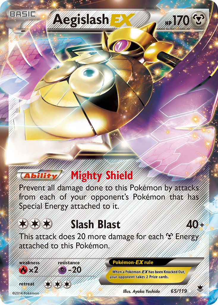 Aegislash EX (65/119) [XY: Phantom Forces] | Play N Trade Winnipeg