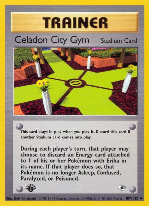 Celadon City Gym (107/132) [Gym Heroes 1st Edition] | Play N Trade Winnipeg