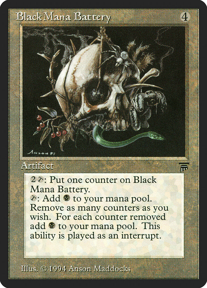 Black Mana Battery [Legends] | Play N Trade Winnipeg