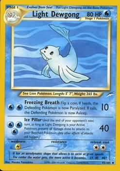 Light Dewgong (45/105) [Neo Destiny Unlimited] | Play N Trade Winnipeg