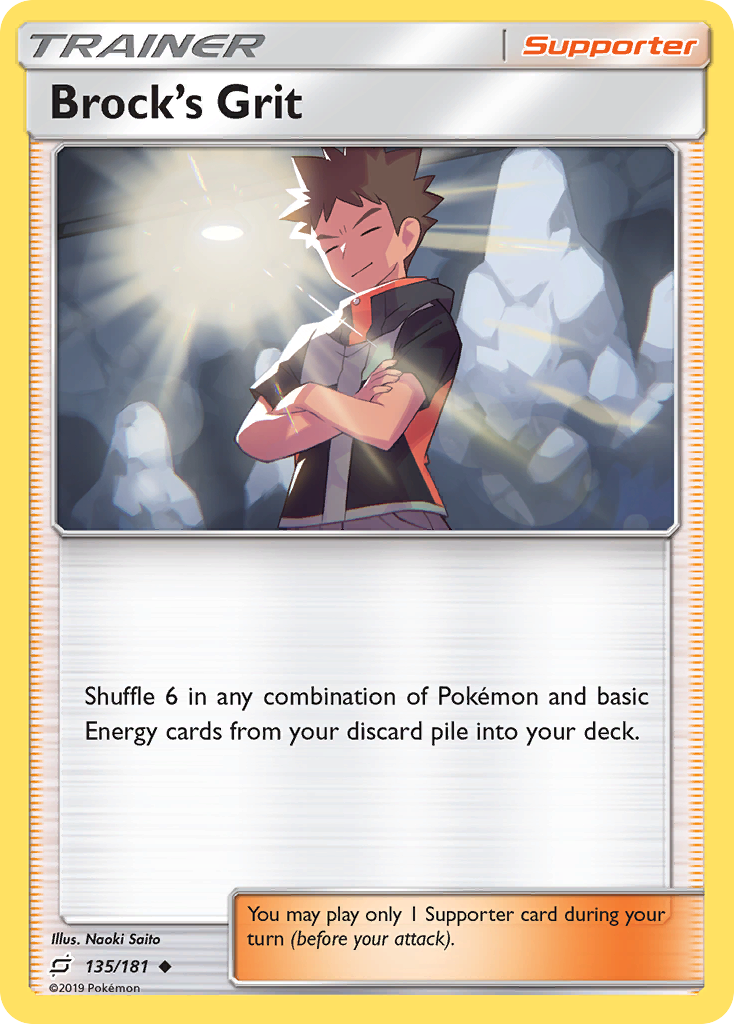 Brock's Grit (135/181) [Sun & Moon: Team Up] | Play N Trade Winnipeg