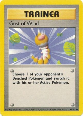 Gust of Wind (93/102) [Base Set Unlimited] | Play N Trade Winnipeg