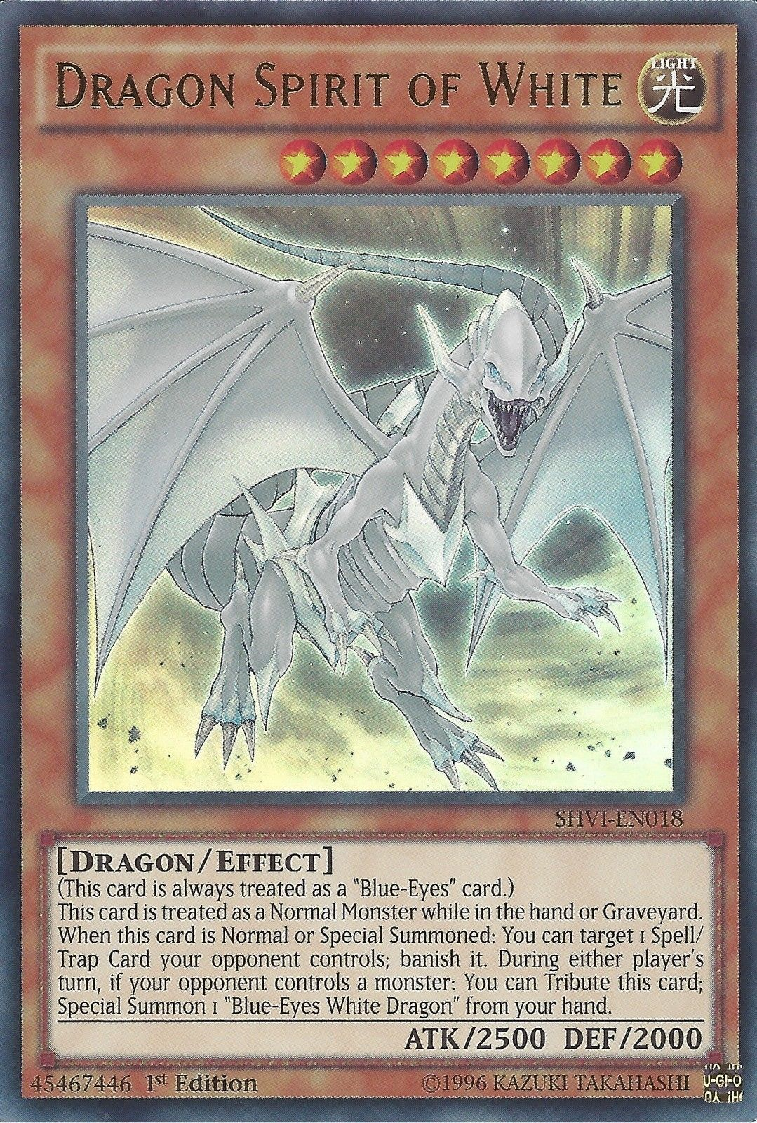 Dragon Spirit of White [SHVI-EN018] Ultra Rare | Play N Trade Winnipeg