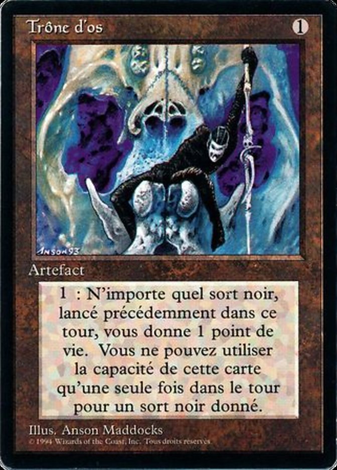 Throne of Bone [Foreign Black Border] | Play N Trade Winnipeg
