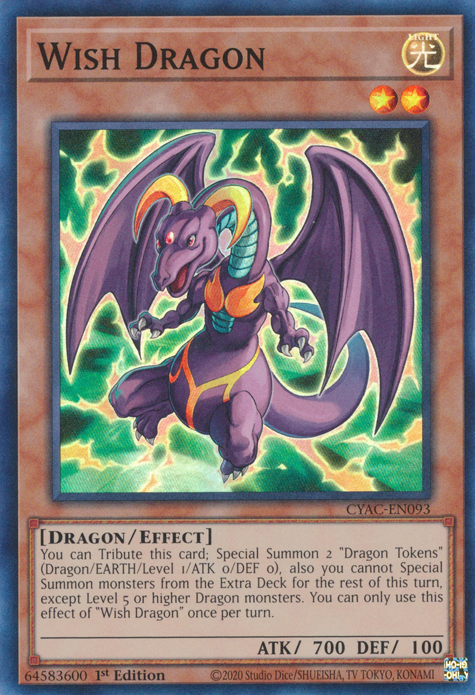 Wish Dragon [CYAC-EN093] Super Rare | Play N Trade Winnipeg