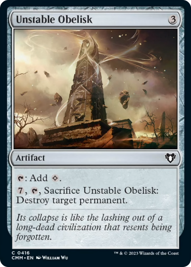 Unstable Obelisk [Commander Masters] | Play N Trade Winnipeg