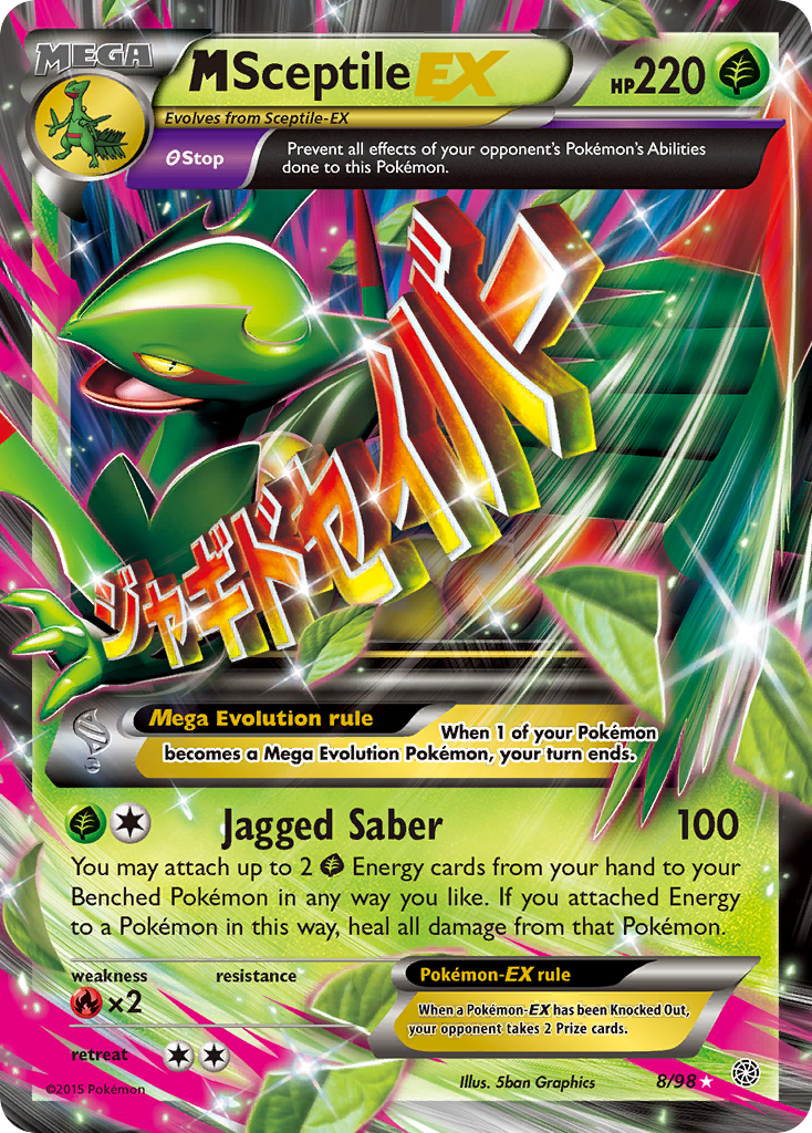 M Sceptile EX (8/98) [XY: Ancient Origins] | Play N Trade Winnipeg