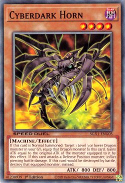 Cyberdark Horn [SGX1-ENG05] Common | Play N Trade Winnipeg