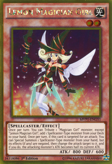 Lemon Magician Girl [MVP1-ENG51] Gold Rare | Play N Trade Winnipeg