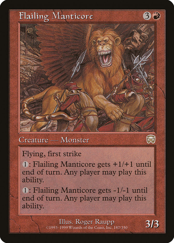 Flailing Manticore [Mercadian Masques] | Play N Trade Winnipeg