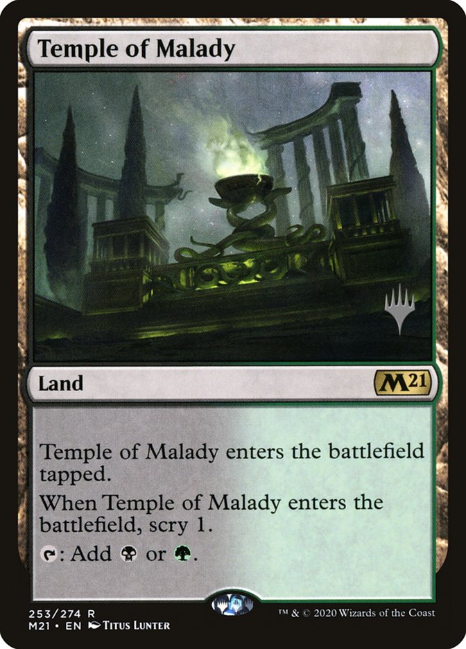 Temple of Malady (Promo Pack) [Core Set 2021 Promos] | Play N Trade Winnipeg