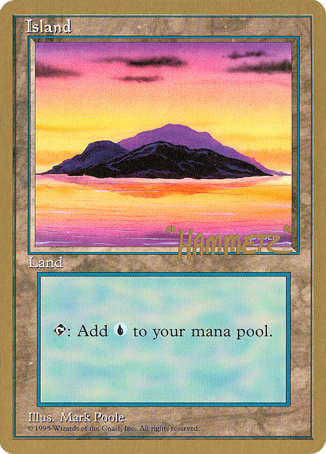 Island (shr368) (Shawn "Hammer" Regnier) [Pro Tour Collector Set] | Play N Trade Winnipeg