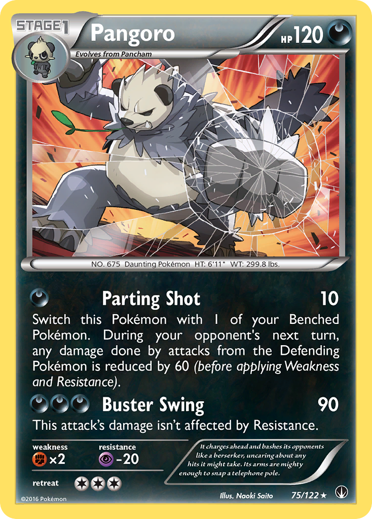 Pangoro (75/122) [XY: BREAKpoint] | Play N Trade Winnipeg