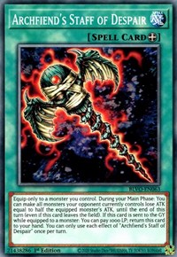 Archfiend's Staff of Despair [BLVO-EN063] Common | Play N Trade Winnipeg