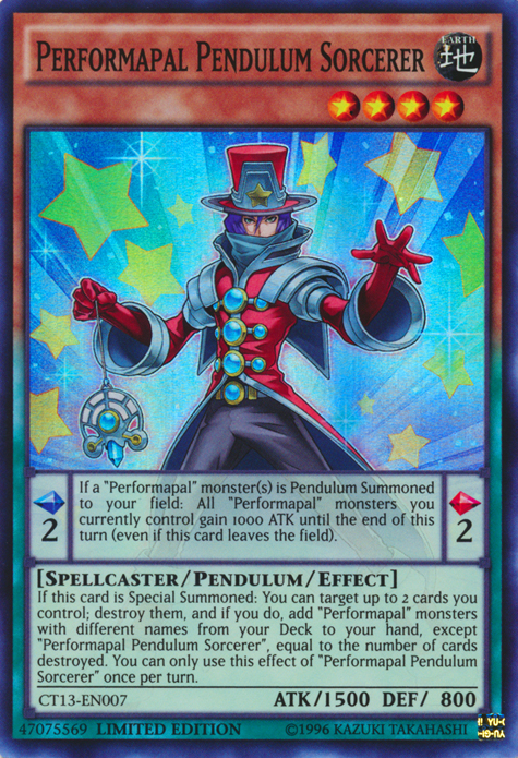 Performapal Pendulum Sorcerer [CT13-EN007] Super Rare | Play N Trade Winnipeg
