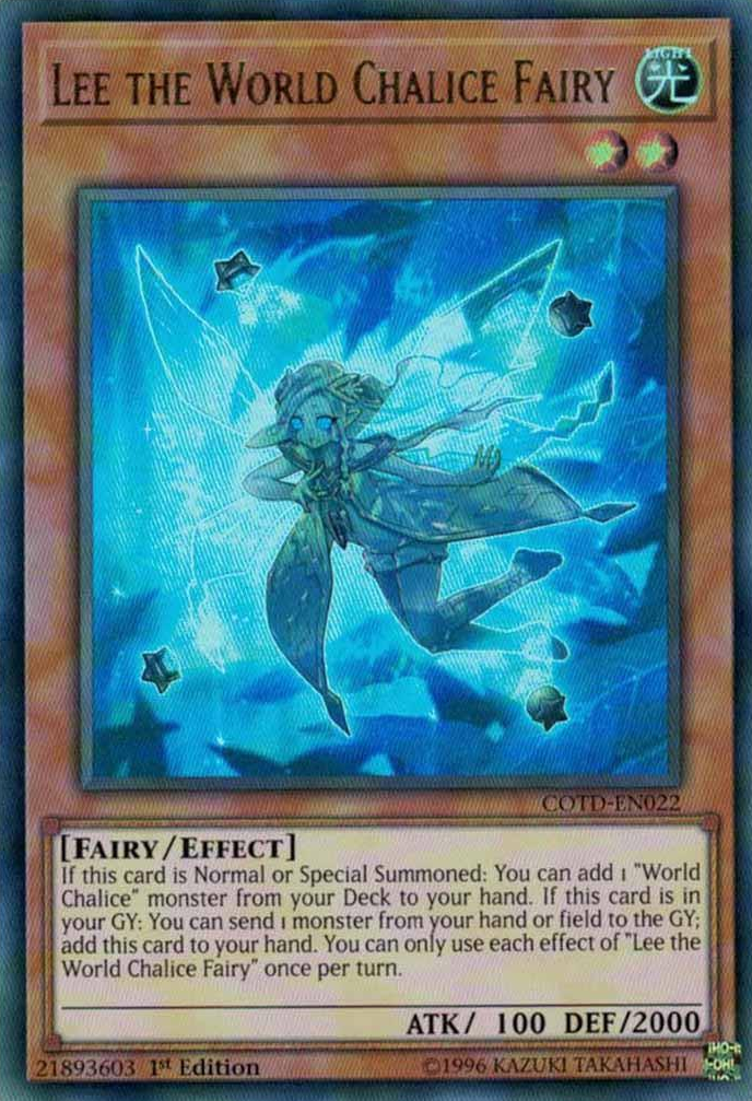 Lee the World Chalice Fairy [COTD-EN022] Ultra Rare | Play N Trade Winnipeg
