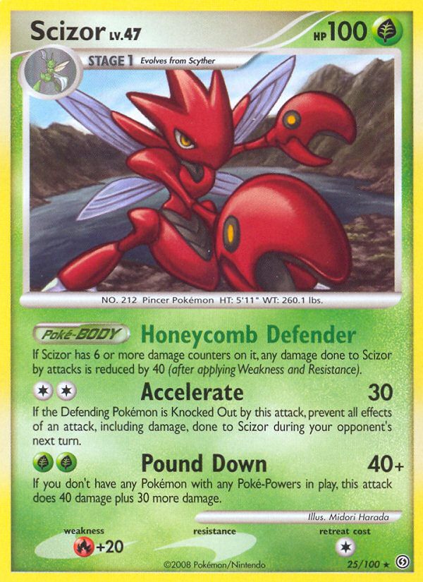 Scizor (25/100) [Diamond & Pearl: Stormfront] | Play N Trade Winnipeg