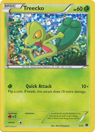 Treecko (1/12) [McDonald's Promos: 2015 Collection] | Play N Trade Winnipeg