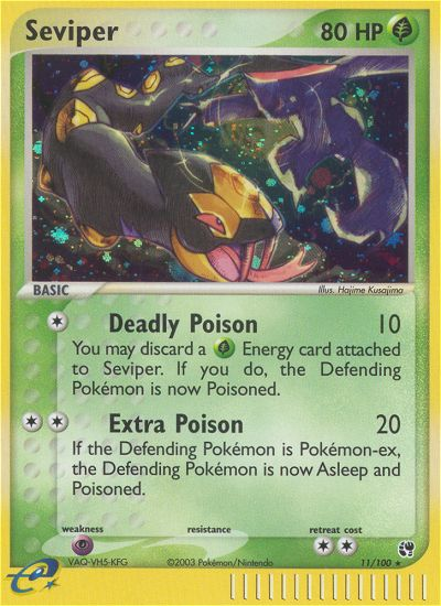 Seviper (11/100) [EX: Sandstorm] | Play N Trade Winnipeg