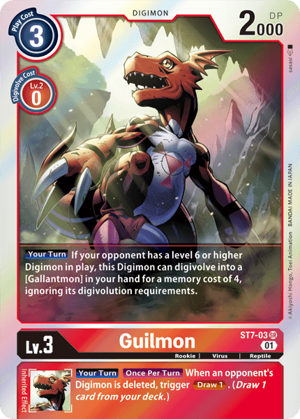 Guilmon [ST7-03] [Starter Deck: Gallantmon] | Play N Trade Winnipeg