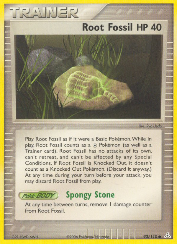 Root Fossil (93/110) [EX: Holon Phantoms] | Play N Trade Winnipeg