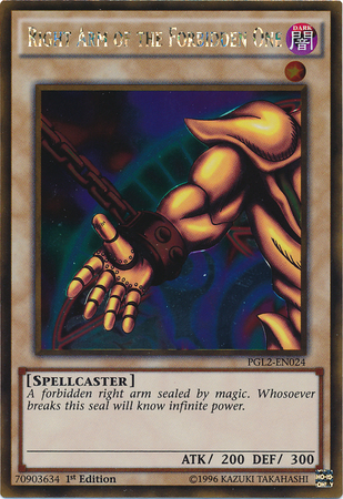 Right Arm of the Forbidden One [PGL2-EN024] Gold Rare | Play N Trade Winnipeg