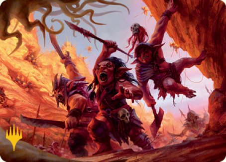Goblin Art Card (Gold-Stamped Signature) [Dungeons & Dragons: Adventures in the Forgotten Realms Art Series] | Play N Trade Winnipeg