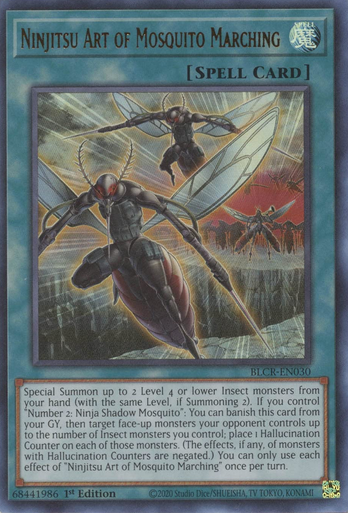 Ninjitsu Art of Mosquito Marching [BLCR-EN030] Ultra Rare | Play N Trade Winnipeg