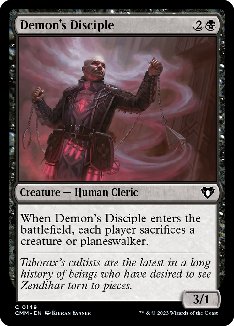 Demon's Disciple [Commander Masters] | Play N Trade Winnipeg