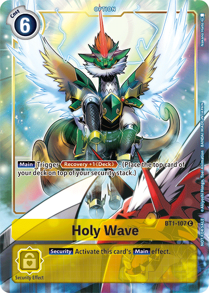 Holy Wave [BT1-107] (Dash Pack) [Release Special Booster Ver.1.5 Promos] | Play N Trade Winnipeg