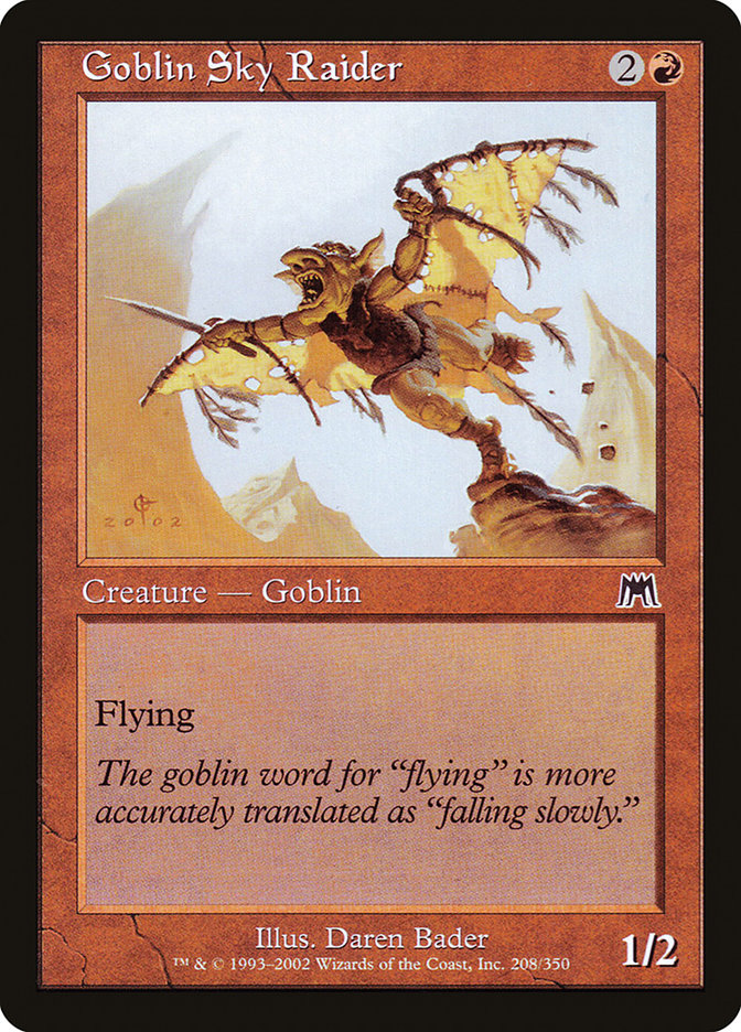 Goblin Sky Raider [Onslaught] | Play N Trade Winnipeg