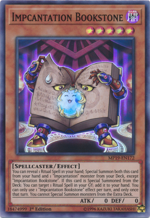 Impcantation Bookstone [MP19-EN172] Super Rare | Play N Trade Winnipeg