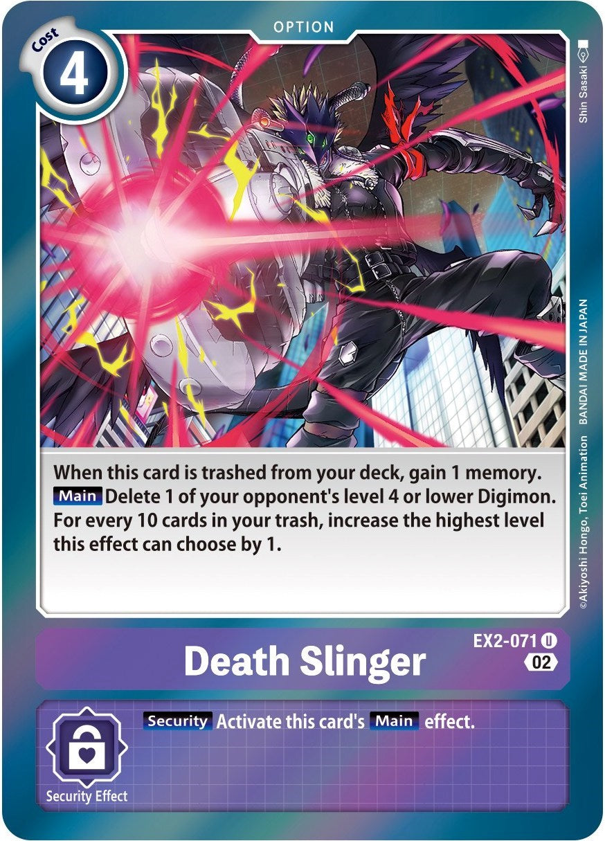 Death Slinger [EX2-071] (Alternate Art) [Starter Deck: Beelzemon Advanced Deck Set] | Play N Trade Winnipeg