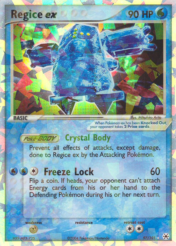 Regice ex (97/101) [EX: Hidden Legends] | Play N Trade Winnipeg