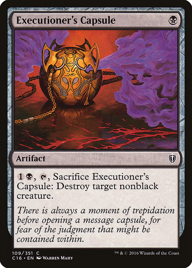 Executioner's Capsule [Commander 2016] | Play N Trade Winnipeg