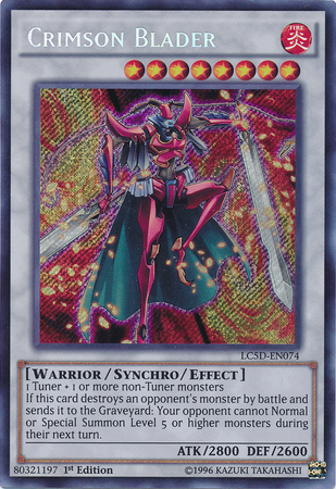 Crimson Blader [LC5D-EN074] Secret Rare | Play N Trade Winnipeg