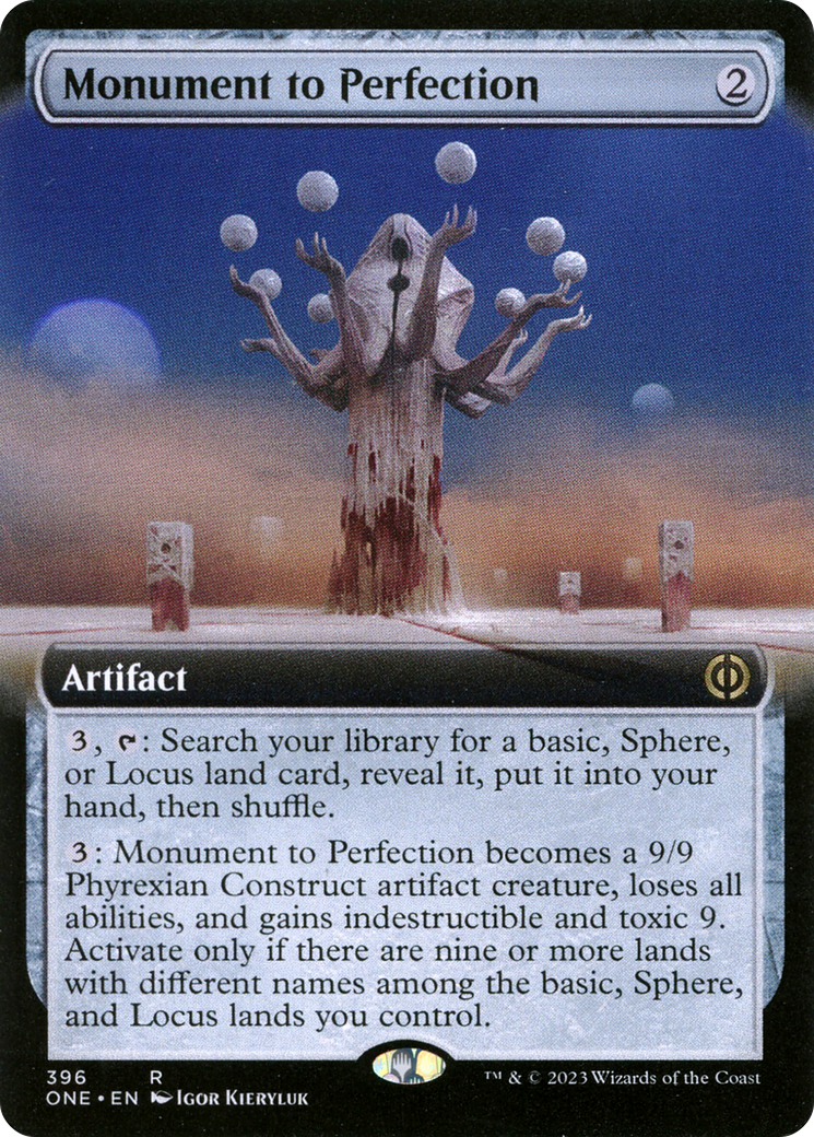 Monument to Perfection (Extended Art) [Phyrexia: All Will Be One] | Play N Trade Winnipeg