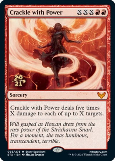 Crackle with Power [Strixhaven: School of Mages Prerelease Promos] | Play N Trade Winnipeg