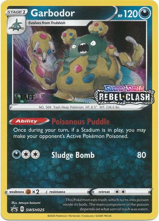 Garbodor (SWSH025) (Staff Prerelease Promo) [Sword & Shield: Black Star Promos] | Play N Trade Winnipeg