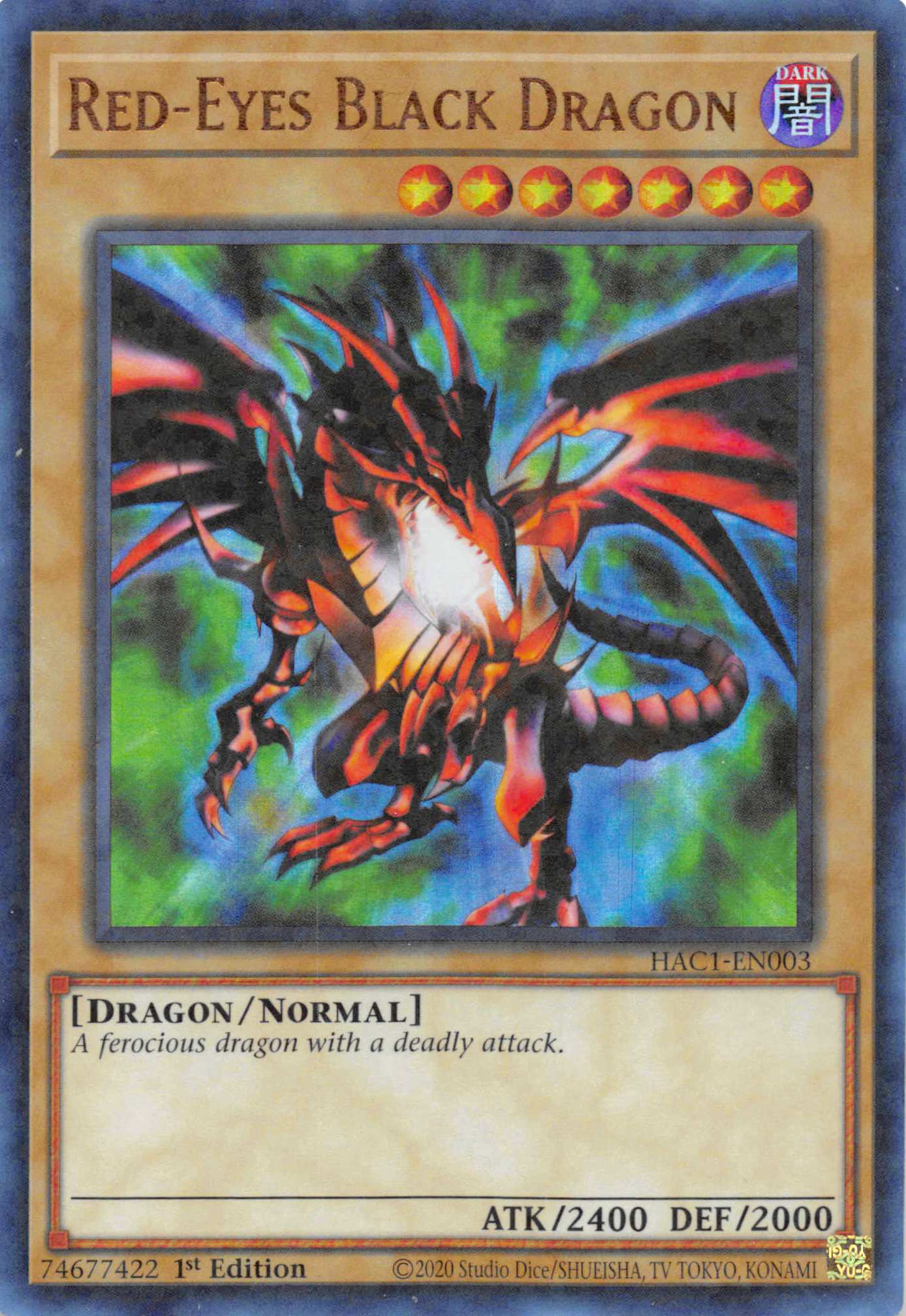 Red-Eyes Black Dragon (Duel Terminal) [HAC1-EN003] Parallel Rare | Play N Trade Winnipeg