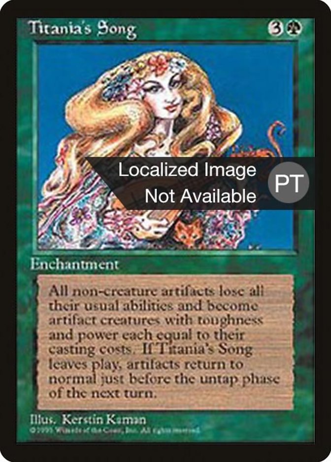 Titania's Song [Fourth Edition (Foreign Black Border)] | Play N Trade Winnipeg