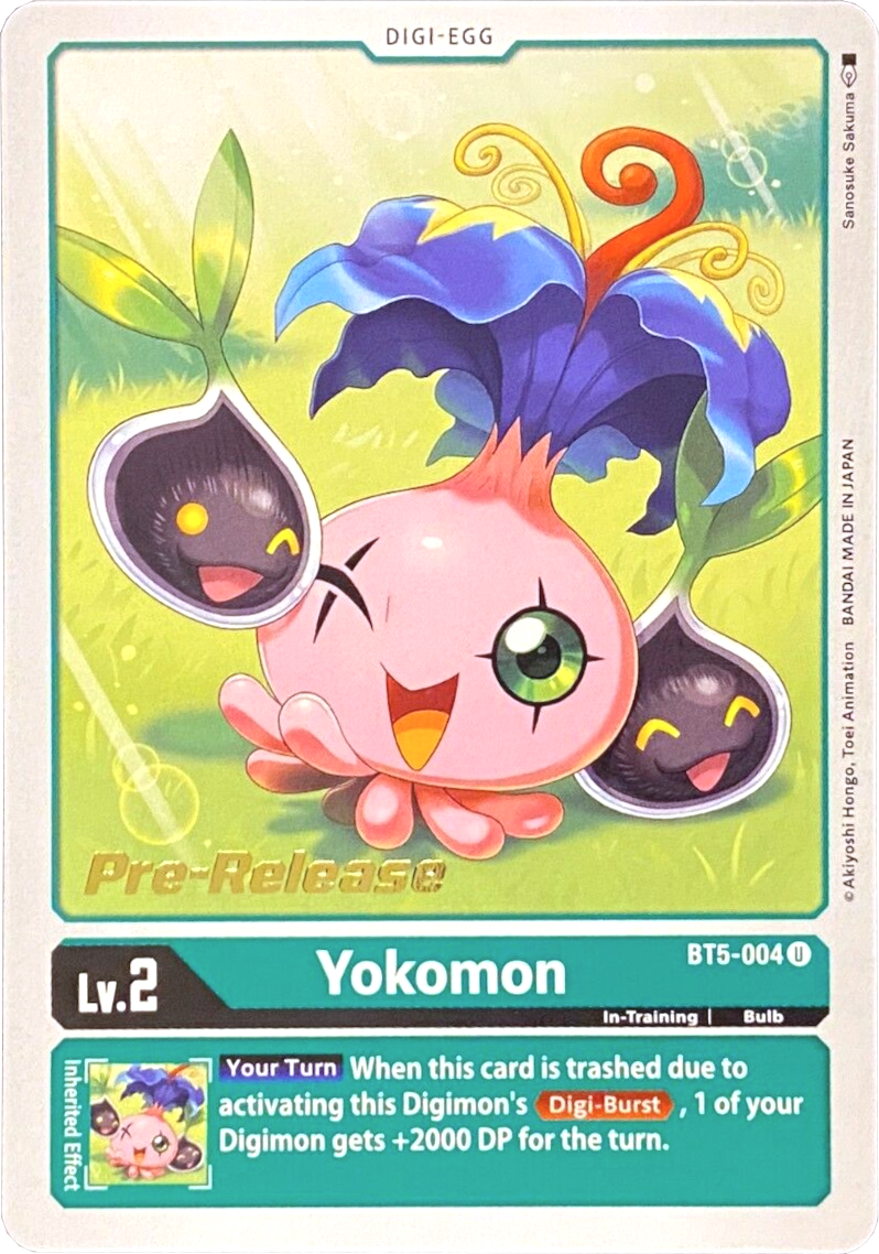 Yokomon [BT5-004] [Battle of Omni Pre-Release Promos] | Play N Trade Winnipeg