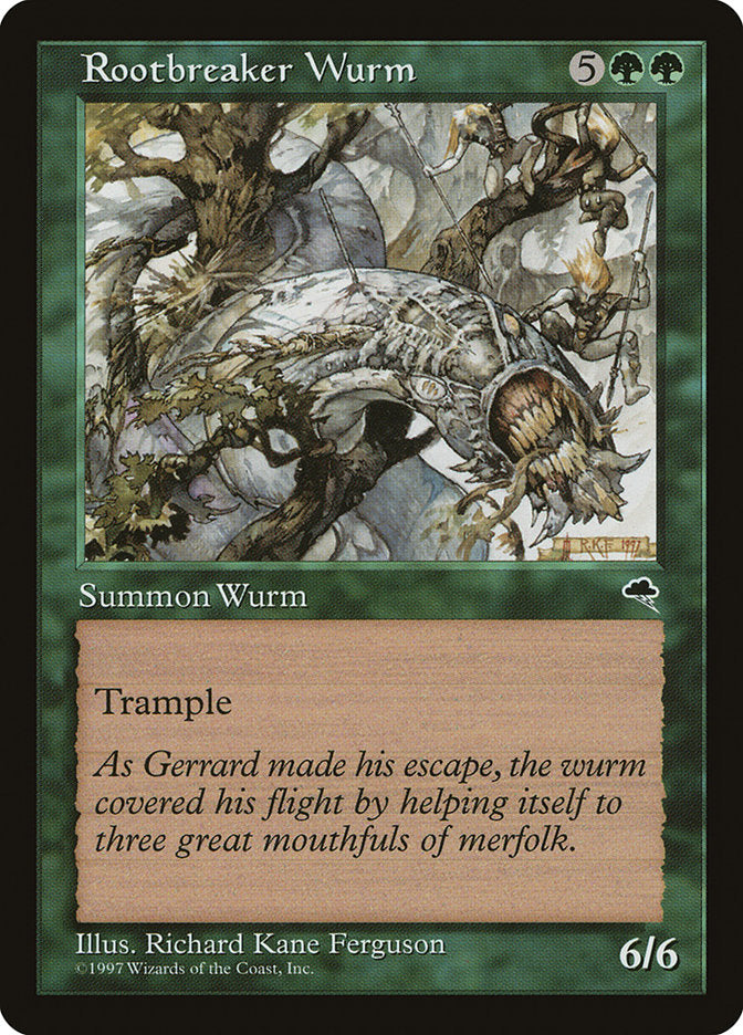 Rootbreaker Wurm [Tempest] | Play N Trade Winnipeg