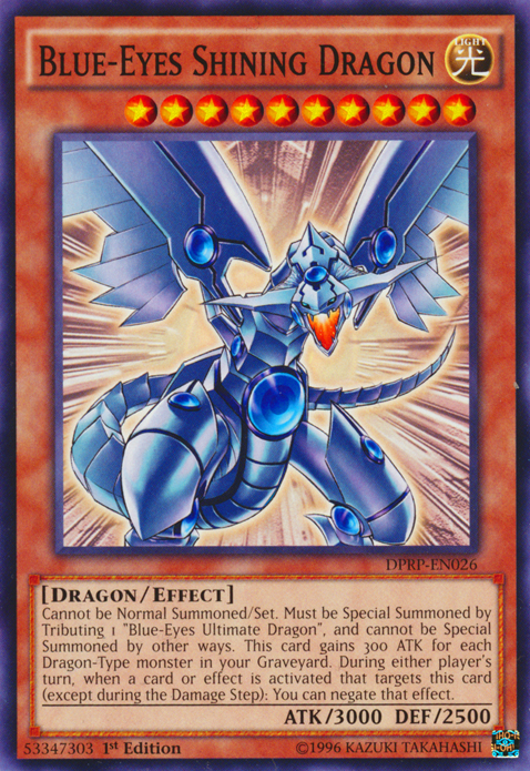 Blue-Eyes Shining Dragon [DPRP-EN026] Common | Play N Trade Winnipeg